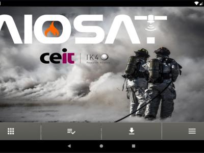Ekran główny aplikacji AIOSAT