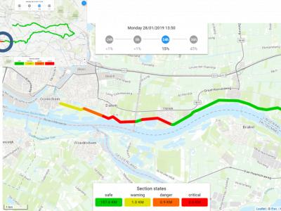 Real Time Flood Risk Assessment Viewer ‒ skyddsvallar